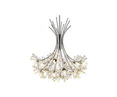 TOYM UK-Nordeuropäische LED Kristall-Kronleuchter Schlafzimmer Schmiedeeisen kreative Persönlichkeit Kronleuchter