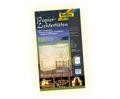 Folia Papier Lichtertüten, 24,5x14x8,5cm, 5 Stück, Sonne