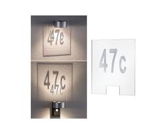 Paulmann 796.74 Outdoor House Cone Hausnummer Kunststoff 79674 Aussenleuchten Zubehör Hausnummernleuchte Housenumber