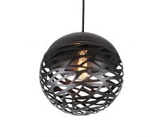 Aaedrag Vintage Schmiedeeisen Stahlgewebe Verstellbarer Kronleuchter E27 Edison Eisen Metall Deckenleuchter Industrielampenschirm Lampe Retro Home Office Cafe Bar Bar Hotel Kronleuchter