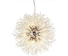 LED Kristall Deckenleuchte Modern Schlafzimmer Löwenzahn Deckenlampe Schmiedeeisen Kronleuchter Aus Wohnzimmer Lampen Innenbeleuchtung Restaurant Pendelleuchten[Energieklasse A++],Gold