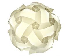 25cm Puzzle Lampe Schirm Jigsaw Puzzlelampe Puzzelteile DIY Hängelampe Schirm Puzzlezusammensetzung Hängeleuchte Lampenschirms Deckenlampe Pendelleuchte Schirm Deko