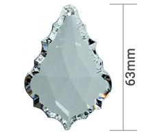 63mm Kristall Pendel Barock Spectra® Crystal von Swarovski + Aufhängeset- für Lüster/Kronleuchter - Suncatcher - Feng Shui