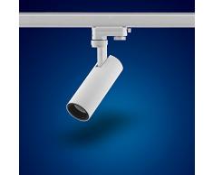 Mextronic 3-PHASEN-STROMSCHIENENSTRAHLER 15W S29W Neutralweiss LED 3 phasen strahler für Schienensystem