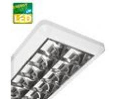 LED Rasterleuchte, LARA, Bürolampe, max 2x26 LED, T8 LED, G13, Deckenleuchte, Büroleuchte, Bürobeleuchtung