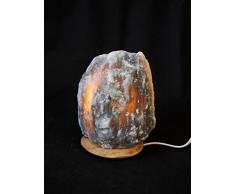 SalNatural © GRAU Salzlampe Salzleuchte Naturform Inklusive Salzlampenfassung CE E14+ Glühbirne 15 Watt (2-3 Kg)