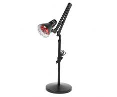 Infrarotlampe Wärmelampe Rotlicht Strahler Bestrahlungslampe Rotlicht Regulierbar Infrarotlichttherapie Wärme zur Schmerzlinderung bei Rückenschmerzen ca. 5 meffektive Beleuchtung 275W