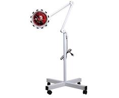 JUEYAN Infrarot Lampe 275W Infrarotstrahler Infrarotlampe Wärmelampe Rotlicht Strahler Rotlicht Lampe mit Rädern Infrarotstrahlung