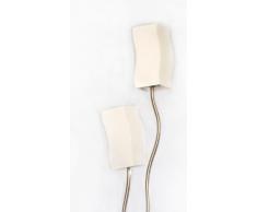 Halogen-Stehleuchte Madrid 2 flammig, Standlampe Bodenlampe Leuchte