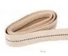 Oberstdorfer Glashütte Flachdocht, Baumwolle, Breite 15 mm, Länge 500 mm, geignet für unsere Öllampe mit Spiegel in Messinghalterung Höhe 32,5 cm