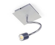 !!!JETZT IM ANGEBOT!!! HADAR-1 Schienensystem 1/2/3/4 Flammig LED COB 5W LED Wandstrahler Deckenslampe Strahler Schienensystem Flexibilität (1-Flammig)