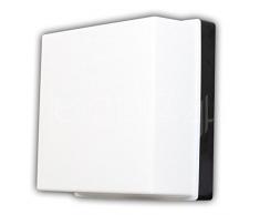 Wandleuchte als Hausnummernleuchte 23x23 cm