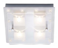 Brilliant Deckenleuchte Stars Quadrat 4 x 10 W + LED