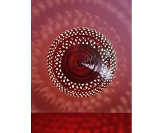 Orient Marokko Messing Lampe safiye - silberfarbig gross