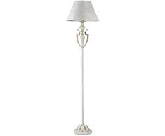 Casa Padrino Barockstil Stehleuchte Weiß/Gold Ø 39 x H. 160 cm - Möbel im Barock & Jugenstil