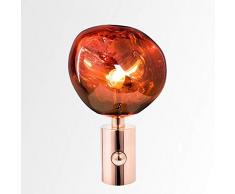 Lavalampe Rot Lavaleuchte 43cm Hoch, E27 Tischlampe Kabelschalter Leuchtmittel Inklusive Vulkanlampe Innen Wohnzimmer Schlafzimmer Lavaleuchte Magmalampe Tischleuchte Wohnzimmer