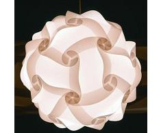 IQ Puzzle Lampe Grösse L Set 30 Puzzleteile ca. 30cm im Durchmesser Mehr Farbe (Weiß)