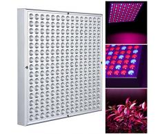 VINGO 15W LED Pflanzenleuchte Pflanzenlampe Pflanzenlicht Zimmerpflanzen Wachstumslampe grow lampe 225 LEDs Rot&Blau für Zimmerpflanzen Blumen und Gemüse tageslicht