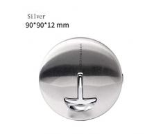 QMMD Led Kosmetikspiegel Mit Licht, Lichtnetz Rot Kosmetikspiegel Füllen, Tragbare Klappbare Handspiegel, High Definition,Silber