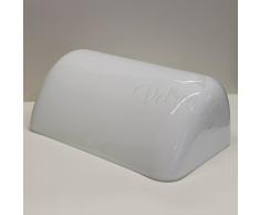 Ersatzglas Leuchtenschirm Lampenglas für Bankerleuchte Opal weiß Breite 230mm Tiefe 138mm Höhe 86mm