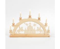 Holz-Schwibbogen Lichterbogen Dresden Frauenkirche - 50 cm oder 70 cm Breite - (50 cm)