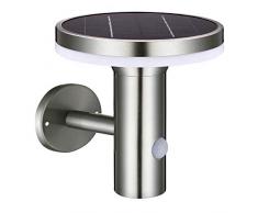 Proventa | Design Solar LED-Leuchte mit Bewegungsmelder | Außenleuchte mit Bewegungsmelder | Außenlampen | Wandleuchte | Pfostenleuchte | Gehwegleuchte | Außenleuchte | Solarleuchten | 6W | 600 Lumen