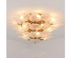 Moderne Design LED Pendelleuchte Metall Hängeleuchte E14 Pendelampe Hochwertige Deckenleuchte Kristall Kronleuchter Deckenlampe für Schlafzimmer, Esszimmer, Wohnzimmer Φ60cm (10Köpfe)