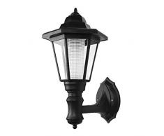 LemonBest® - Solar-Wandlampe für den Außenbereich und Garten, Schwarz