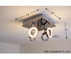 Adel LED Deckenlampe eckig 20 Watt 1280 Lumen warmweiss