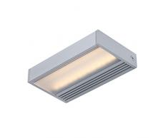 Serien SML LED Wandfluter Medium, aluminium eloxiert Diffusor opal LED 3000K 23W 1700lm 22 cm