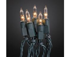 Hellum 839012 Lichterkette 100 Pisellokerzen klar / 17,85 m / innen / Zuleitung 2x1,5 m grün