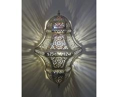 Orientalische Wandlampe Aida Silber