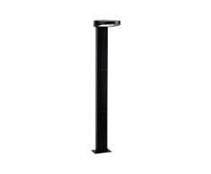 Paulmann 94249 Solar Pollerleuchte Ryse LED Außenleuchte incl. 1x1,2 Watt Anthrazit Kunststoff 3000 K Warmweiß, 1.2 W