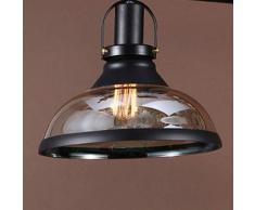 Schädel Kronleuchter Glas kreativ Retro Deckenleuchte für Bar Cafe Esszimmer Grün