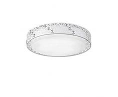 Haodan electronics Deckenleuchten Europäische Einfache Hohle Kristalldeckenlampe, Acryllampenabdeckung Studie Schlafzimmer Wohnzimmer Beleuchtung Deckenlampe Beleuchtung (Color : A)