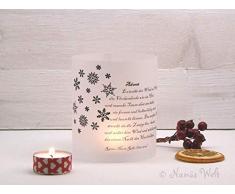 Papierlicht Advent mit Gedicht Rilke