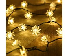 Lichterketten Solar Led Cherry Blossom Lichterketten Garden Yard 32 Meter 300 Lichter Warmes weiß