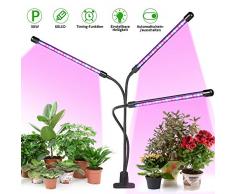 Pflanzenlampe LED, LED Grow Lampe mit Timer 30W Pflanzenleuchte—LED Grow Light Wachsen Dimmbar 3 Modi 8 Helligkeiten für Zimmerpflanzen,Gemüse und Obst und Blumen