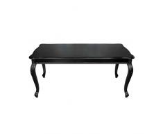 Esszimmertisch Barock 200 cm schwarz NEU !