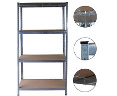 Top-Multi Getränkeregal Werkstattregal 180 x 90 x 40cm - M - 4 Böden - 1 Stück