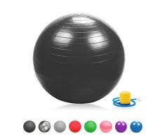 Glamexx24 Weich Gymnastikball Dick Anti-Burst Sitzball Peziball Swissball Fitnessball mit Ballpumpe