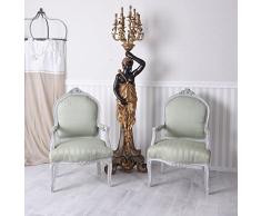 Paar Sessel Barock 2 Sessel 2er Set Armlehnstühle Zwei Barocksessel Palazzo Exklusiv