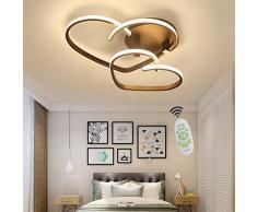 Deckenleuchte Dimmbar LED Wohnzimmerlampe mit Fernbedienung Modern Decke Lampen, 32W Deckenlampe Acryl Lampenschirm Design für Schlafzimmerlampe Esszimmerlampe Küchelampe Kinderzimmer Leuchte Deko