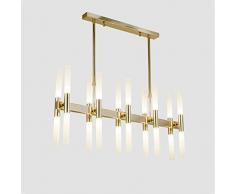 G9 Nordic Led Drehbar Kronleuchter,moderne Minimalistische Pendelleuchte,liftbarhang Beleuchtungsvorrichtung Kreative Villa Tischbar Golden 20 Kopf
