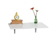 SoBuy® FWT21-W Wandklapptisch Klapptisch Esstisch Küchentisch aus MDF weiß (60x40cm)