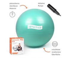 Joyletics® Gymnastikball »M« | Sitzball und Fitnessball für EIN entlastendes Sitzen und vielfältiges Ganzkörpertraining | Gymnastik-Ball Durchmesser 75 cm, türkis