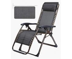 YZjk Schwerelosigkeitsstuhl Lehnstühle Klappstuhl Mittagspause Falten Liegen Siesta Lounge Chair Rückenlehne Stuhl (Farbe: B)