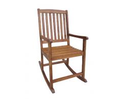 DEGAMO Schaukelstuhl aus Akazien-Hartholz, Oberfläche geölt, für Aussen, FSC®-Zertifiziert