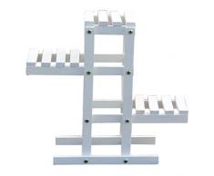 Searchyou - Mini Desktop Blumentopf Rack Ständer Hölzern Pflanze Blume Fleischig Display Ständer Blumenständer Blumenregal Pflanzenrahmen, Balkon, Indoor, Outdoor Blumentopf Display Regal