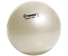 Togu Gymnastikball MyBall Soft 65 cm, perlweiß inkl. Pumpe, Sitzball